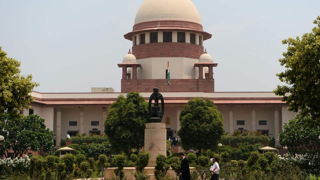 India's supreme court building is pictured in New Delhi 