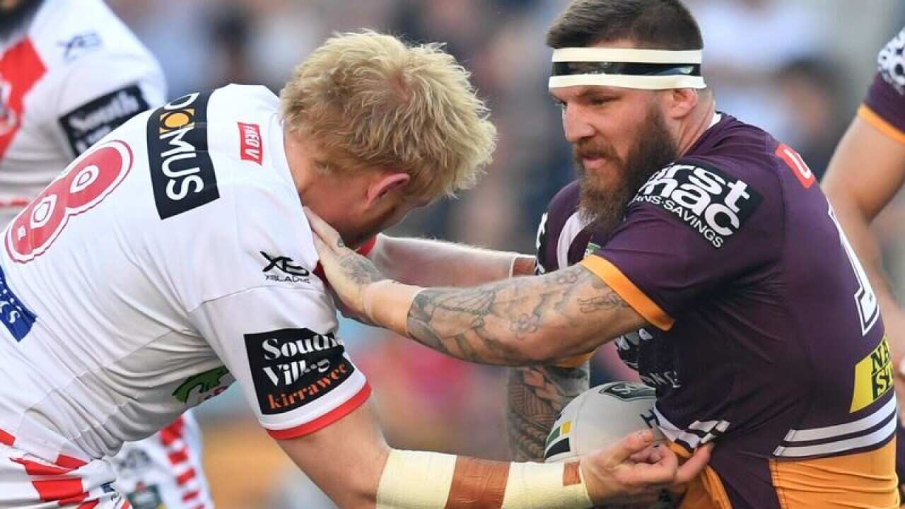 NRL BRONCOS DRAGONS GRAHAM MCGUIRE