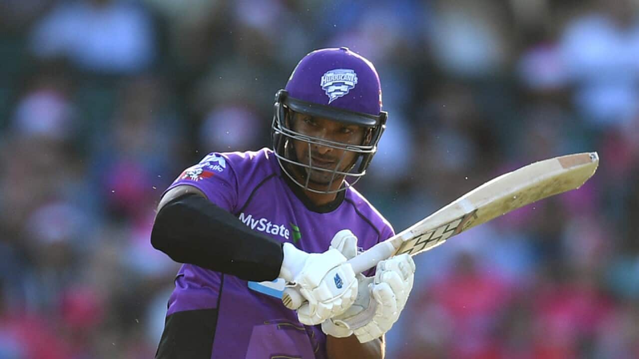 Kumar Sangakkara of the Hurricanes