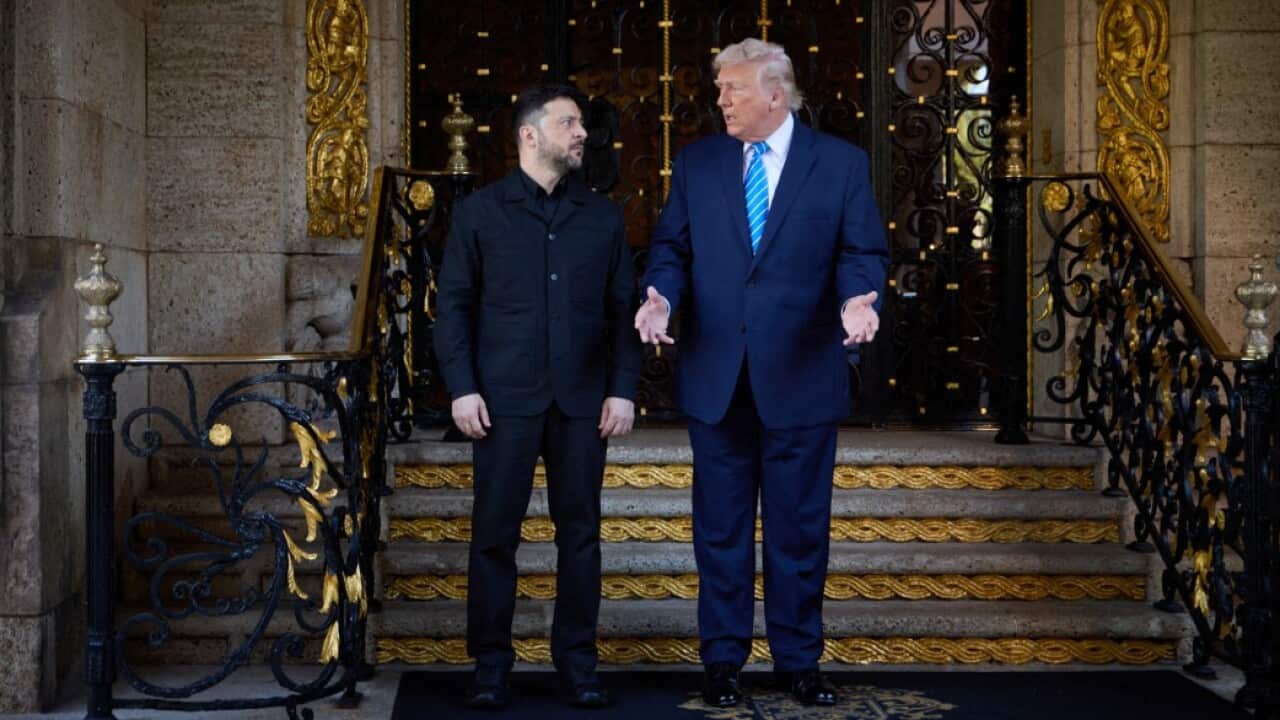 President Trump Meets with Ukrainian President Zelenskyy - Mar-a-Lago