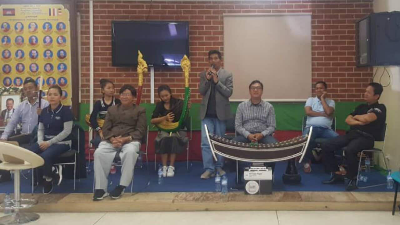 Mr. Keo Sophy and his team performed at Cambodian Association of Victoria