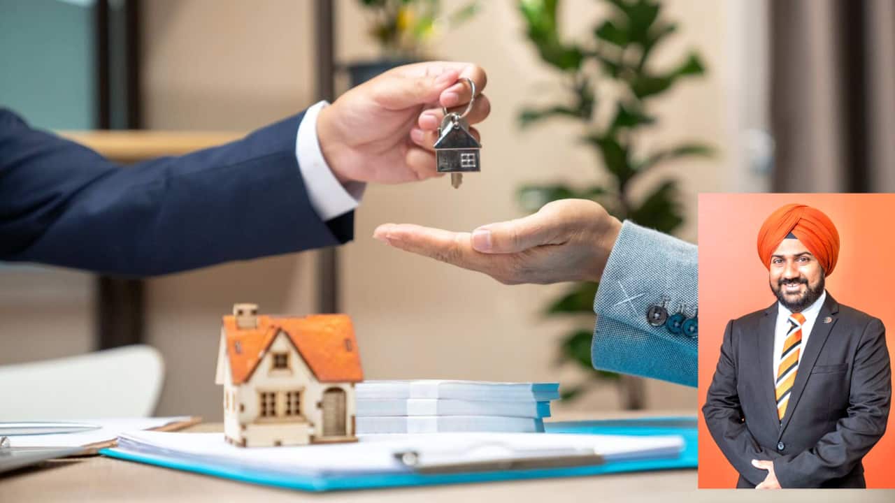 Handing over keys