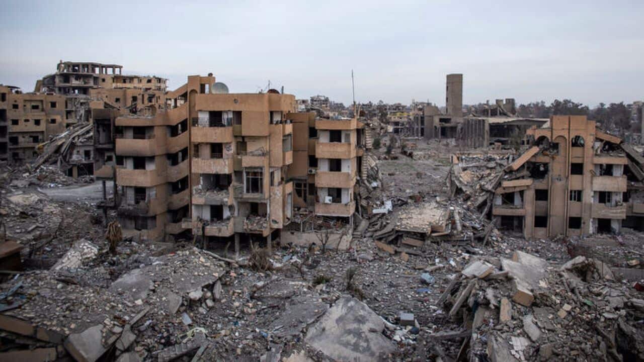 Raqqa, Syria, in 2018