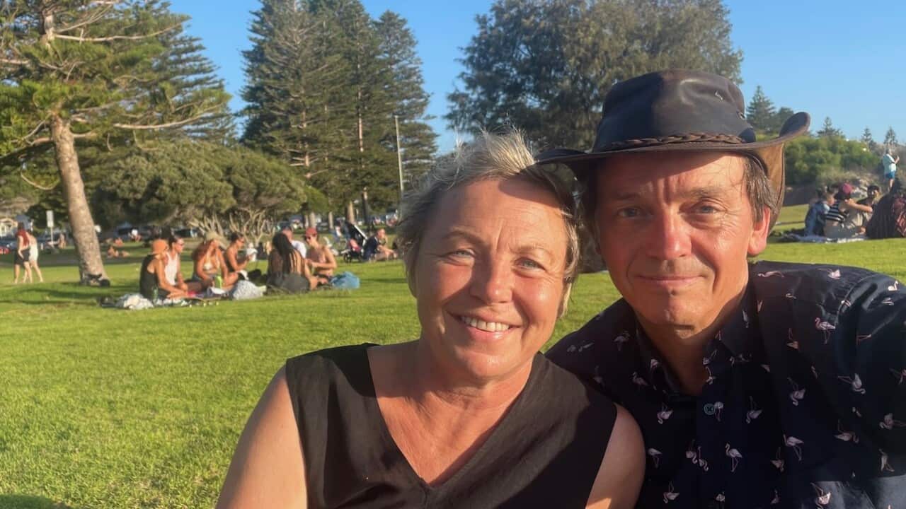 Tineke Van der Eecken en haar man Adam Bennett genieten van het leven in Fremantle (WA).