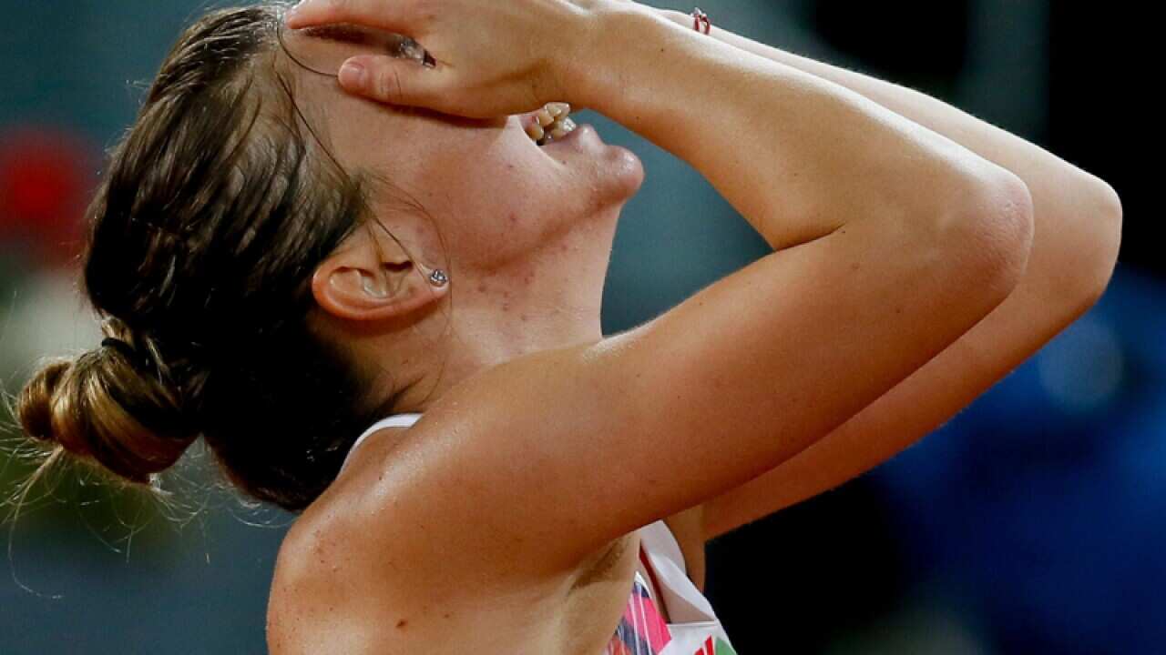 Romanian tennis player Simona Halep