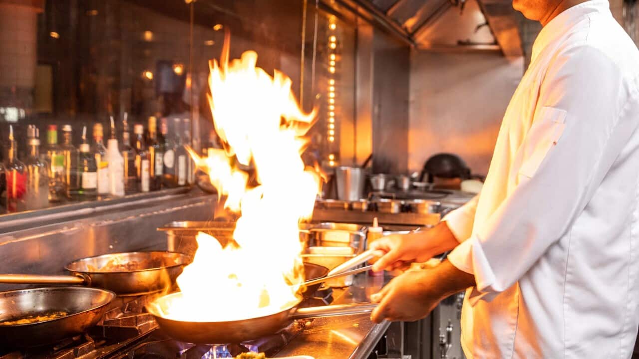 Cooking fire gas stove