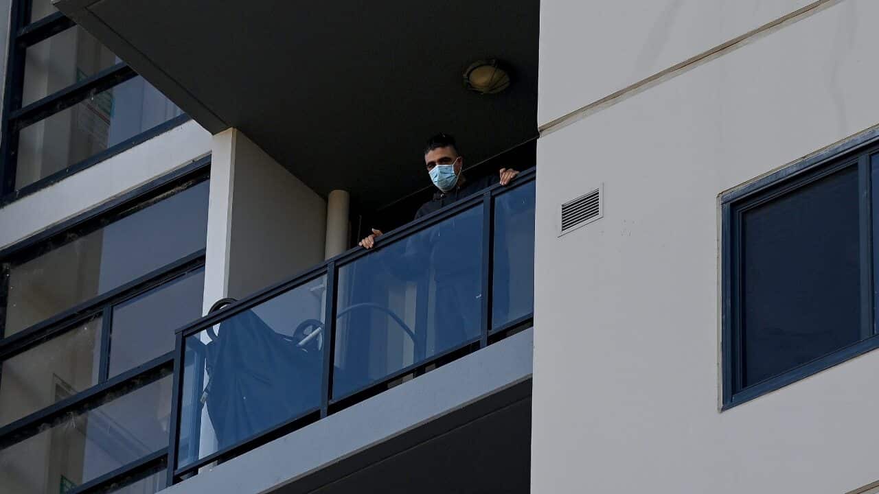 Residents in a Liverpool apartment complex are under strict quarantine for the next 14 days.