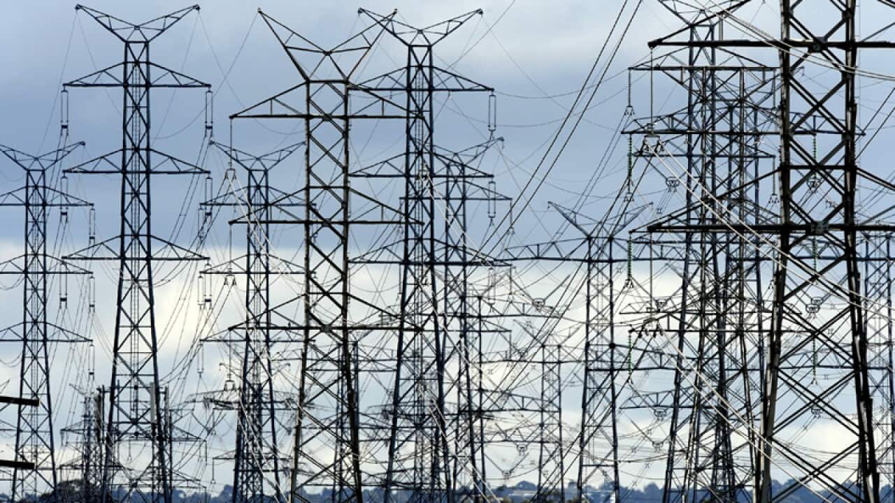 Generic photos of high voltage power lines