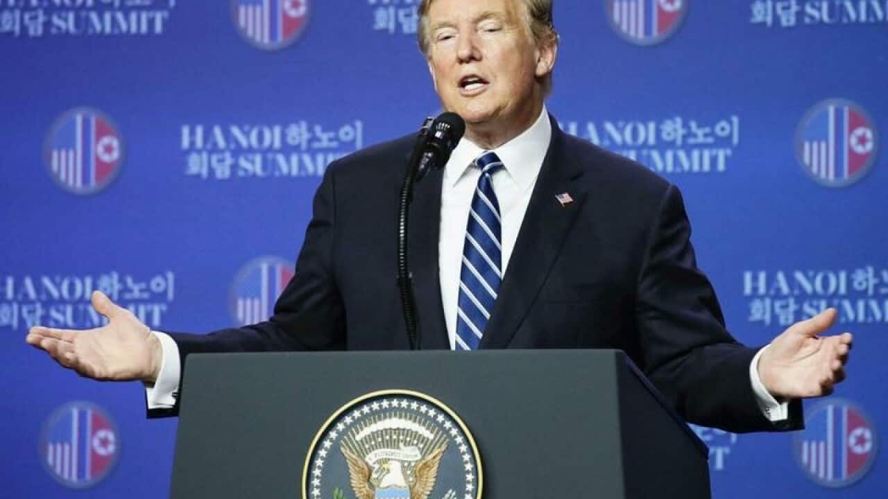 US President Donald Trump