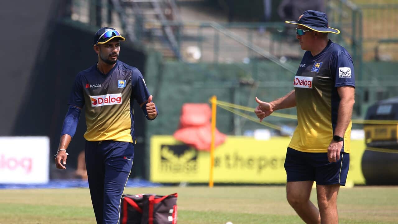 The Sri Lankan Cricket Team Is Engaged In Training Before The Final One-day International Cricket Match Against Afghanistan.