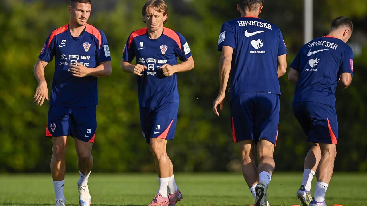 Hrvatska nogometna reprezentacija na pripremama u Zagrebu, rujan 2025.