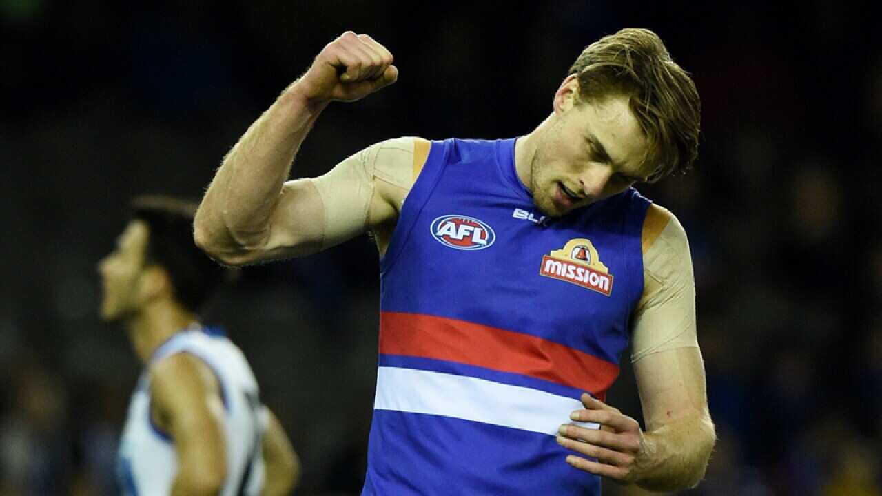 Jordan Roughead of the Western Bulldogs