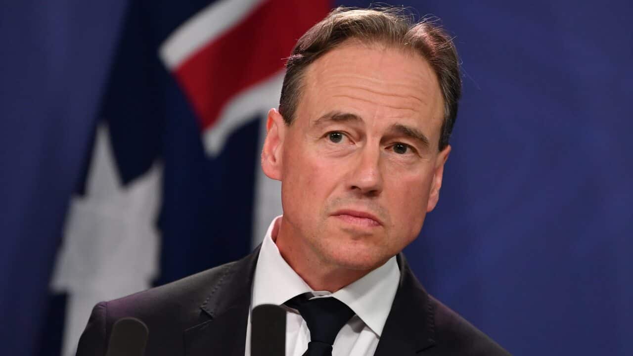 Federal Health Minister Greg Hunt on Tuesday.