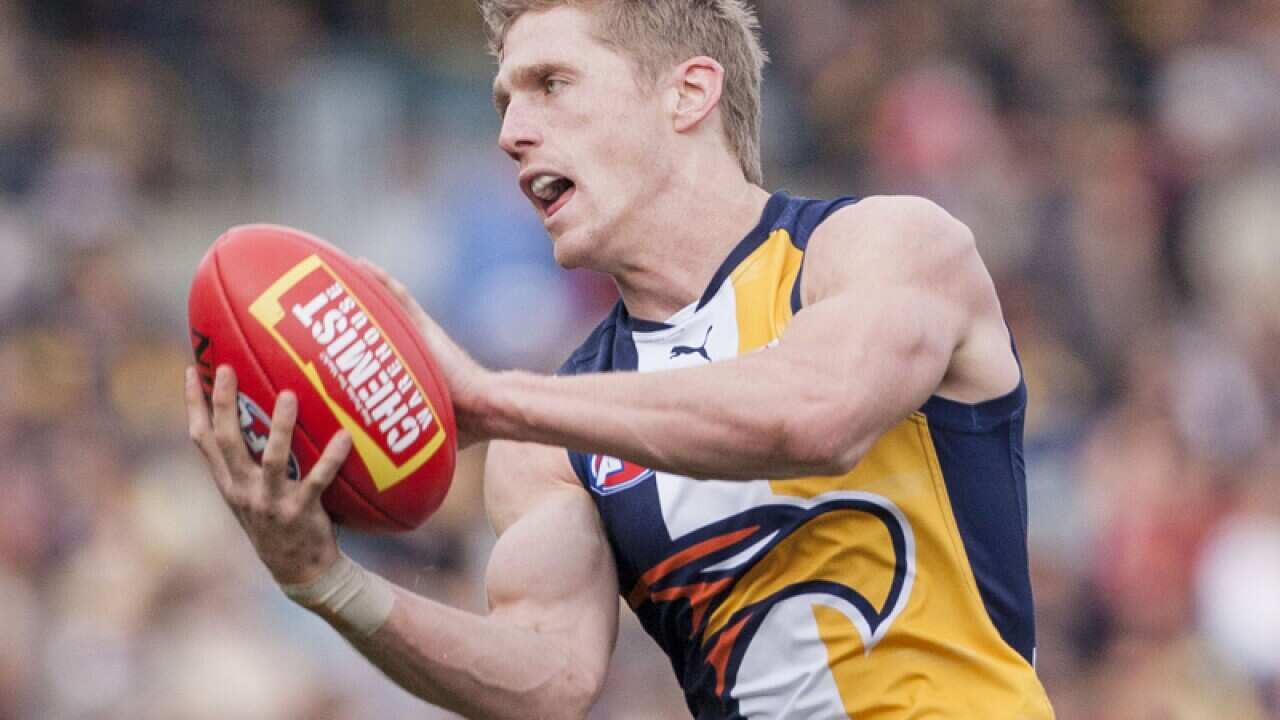 West Coast Eagles midfielder Scott Selwood