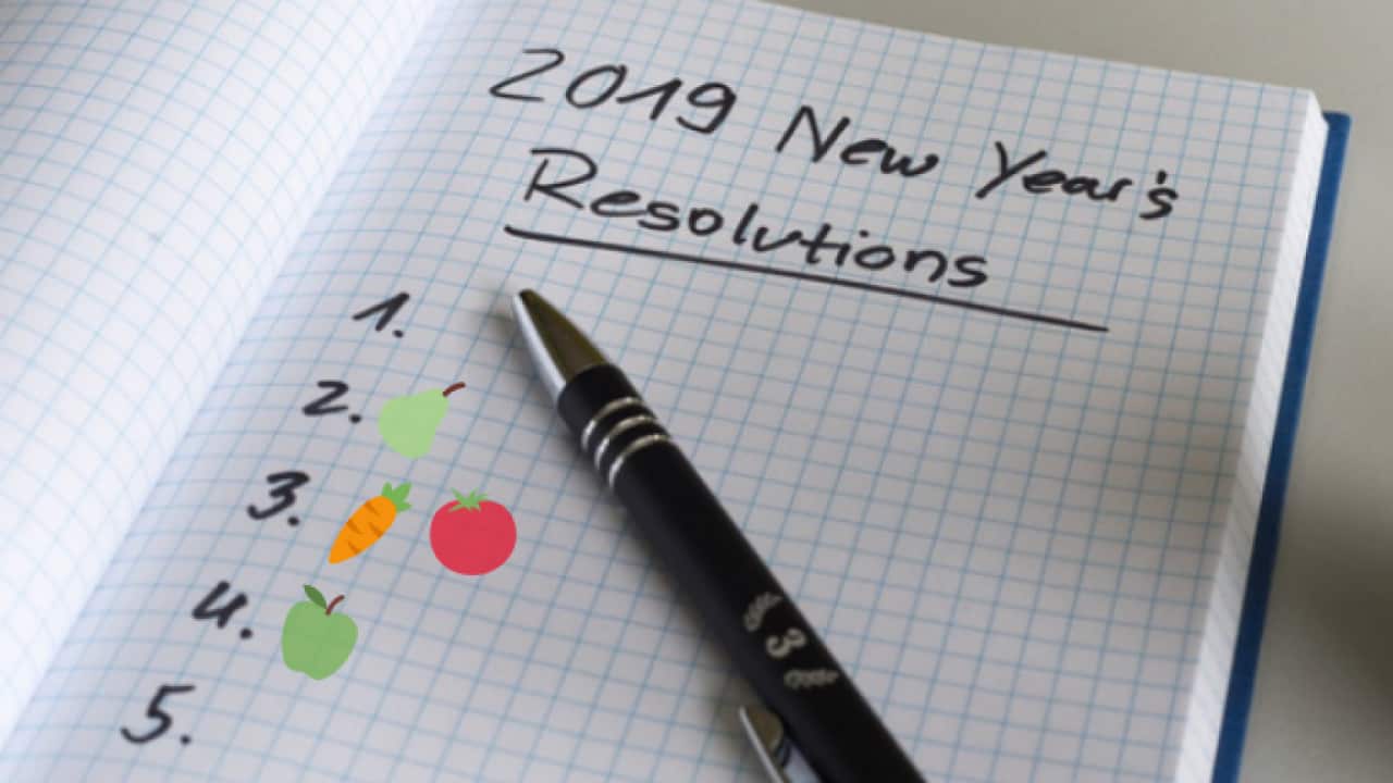 2019 New Year's resolutions
