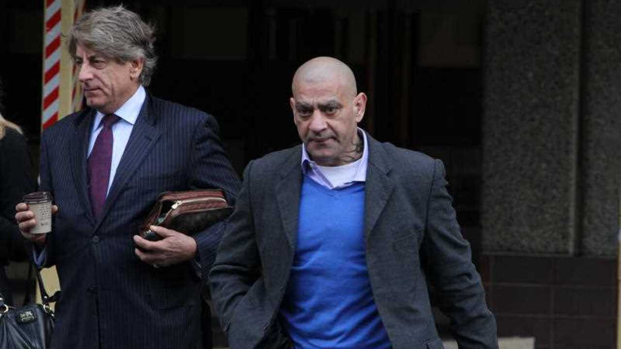  Hassan Sam Ibrahim arrives with his lawyer Brett Galloway at King St Supreme Court, Sydney, Friday, June 27, 2014. 