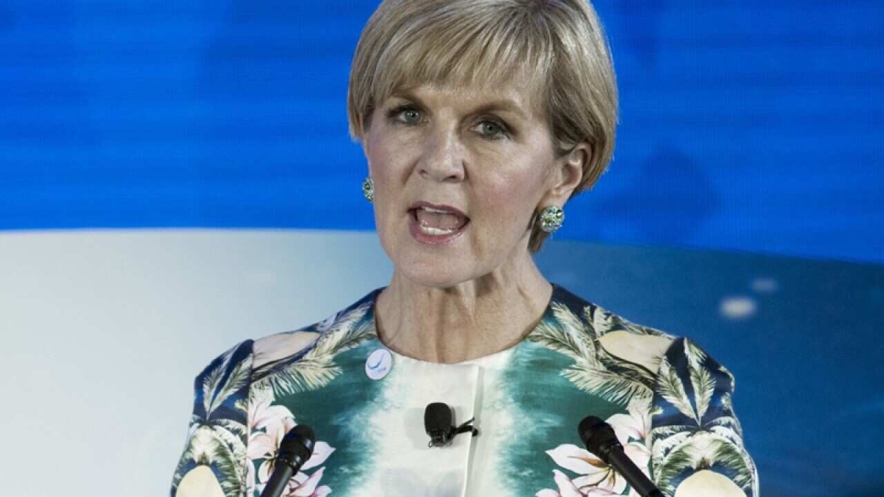 Australian Foreign Minister Julie Bishop