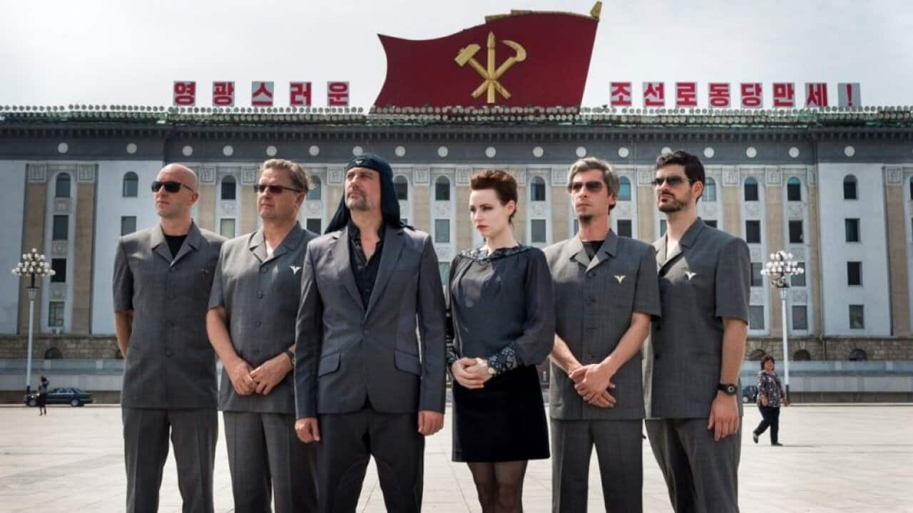 Laibach in North Korea in 2015 (Laibach)