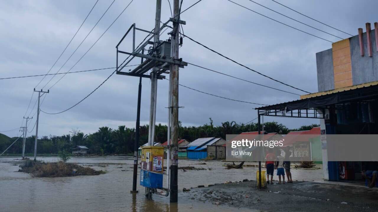 Flash flood at Sentani West Papua Indonesia
