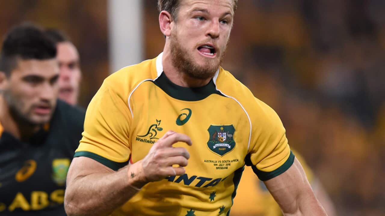 Wallabies player Rob Horne.