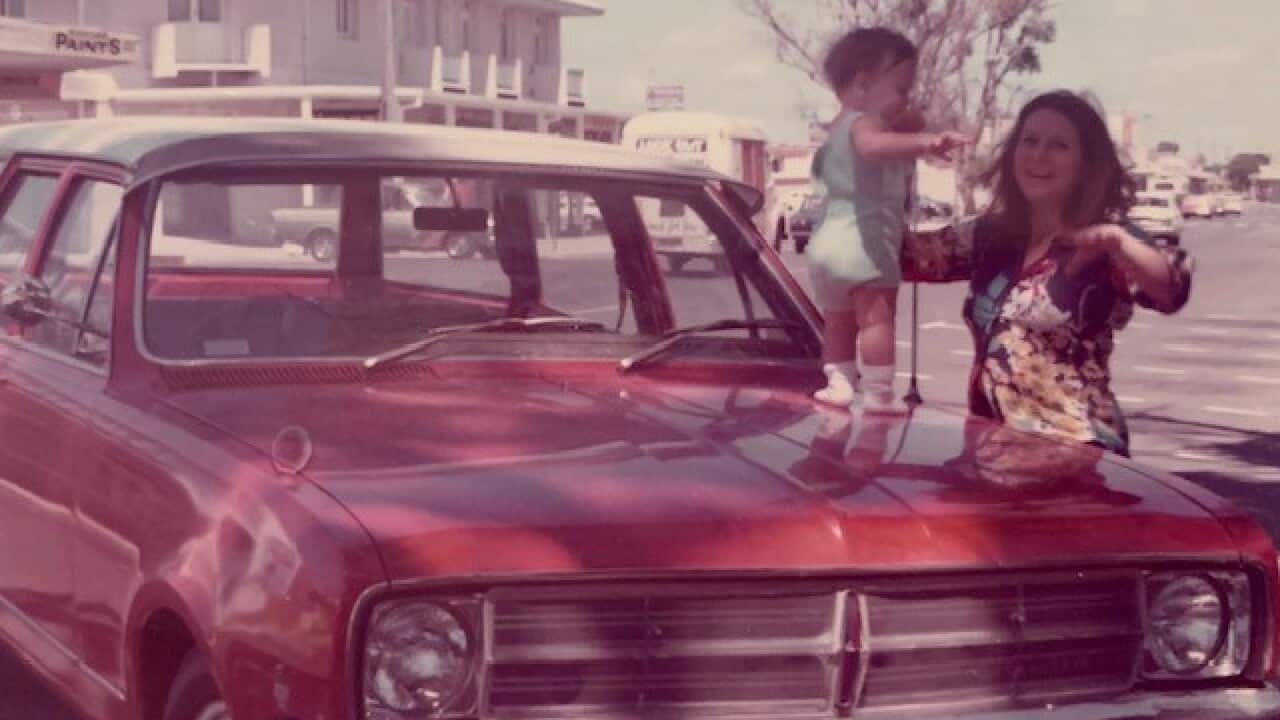 Roberta Veo and her son