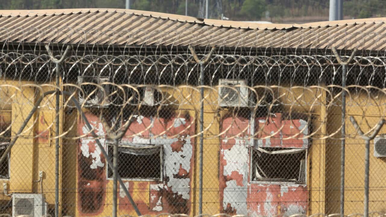 Fire damage at The Don Dale Detention Centre Darwin