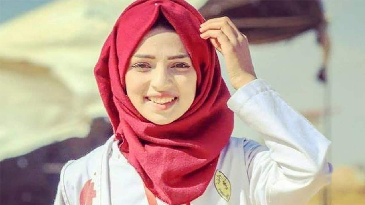 Razan al-Najjar was allegedly shot dead in Israeli fire on Friday.