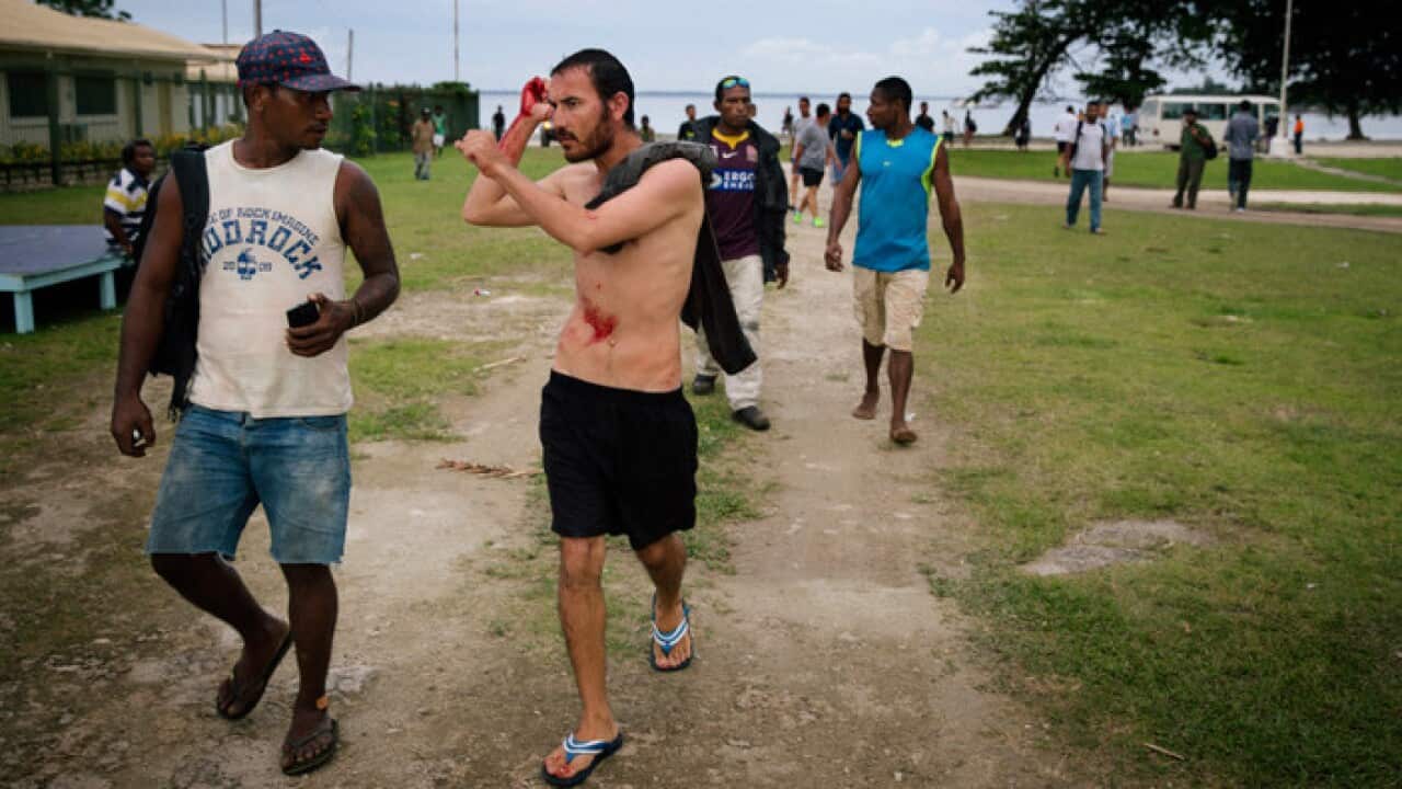 An Afghan asylum seeker allegedly attacked on Manus Island in August