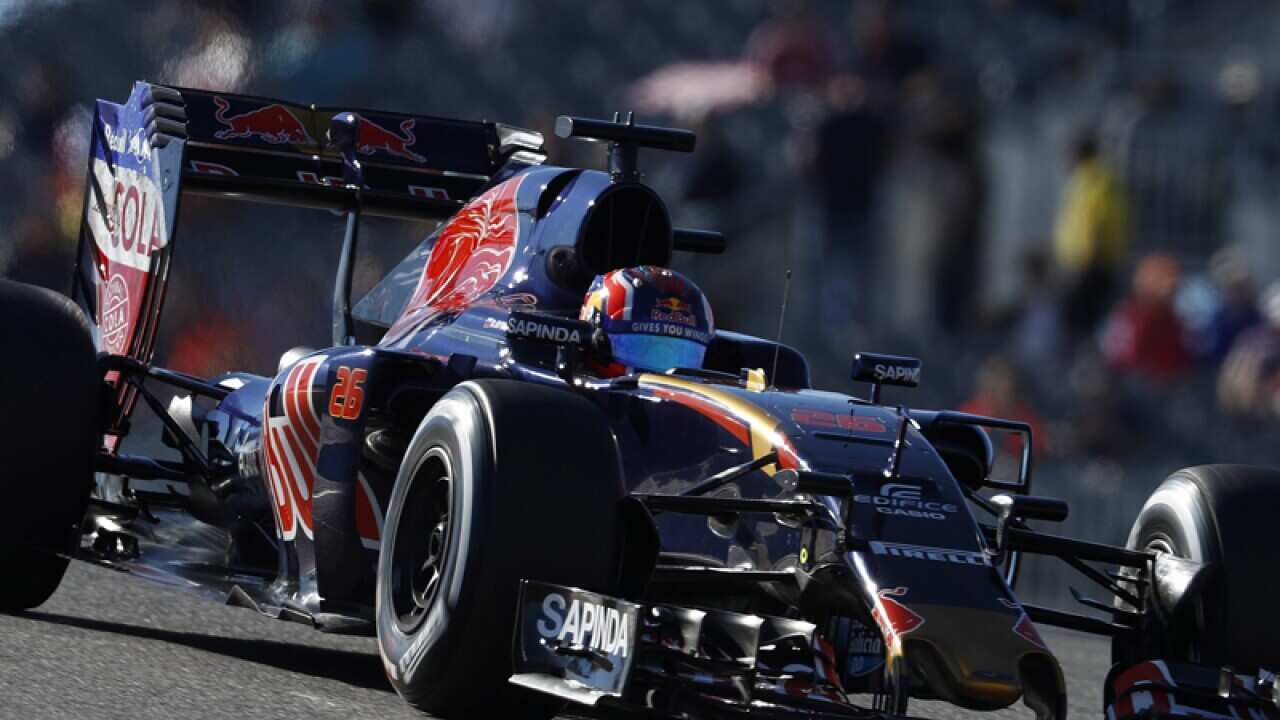 Russian Formula One driver Daniil Kvyat of Scuderia Toro Rosso