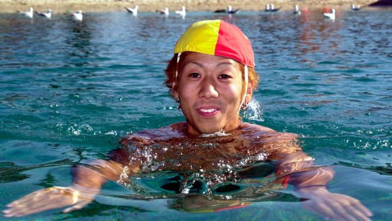 Learning about water safety.