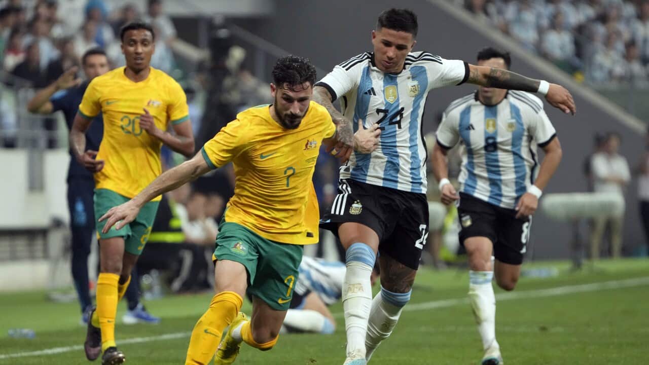 China Soccer Argentina Australia