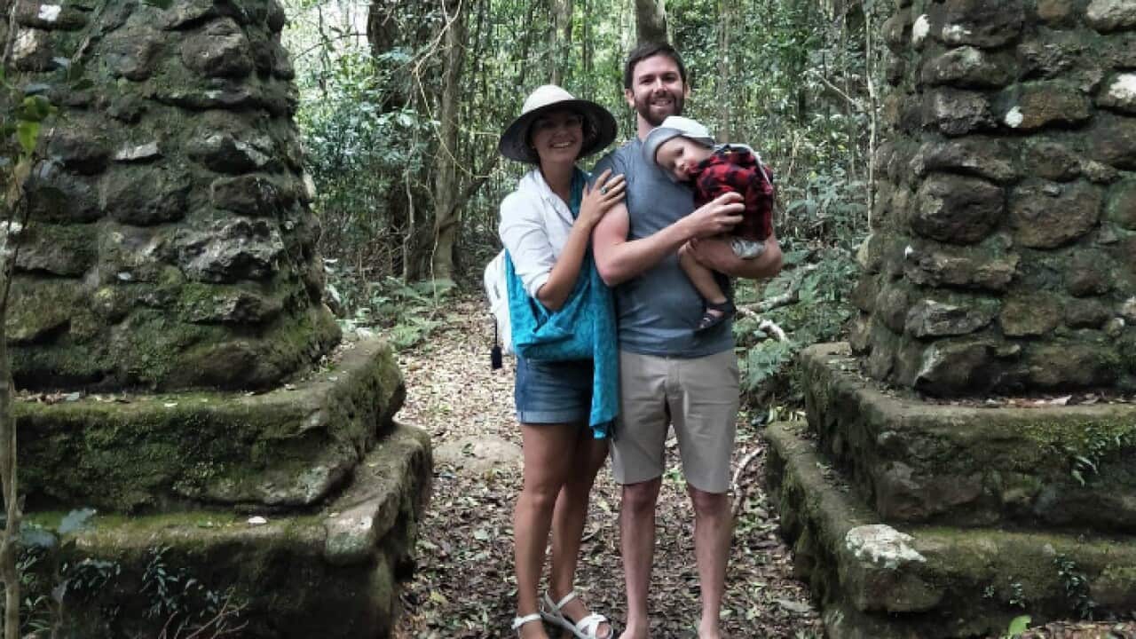 Tatiana Kleptsova and her family from Goald Coast