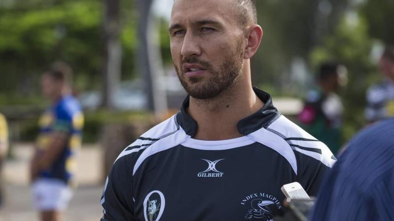 This is a file supplied image of rugby player Quade Cooper..