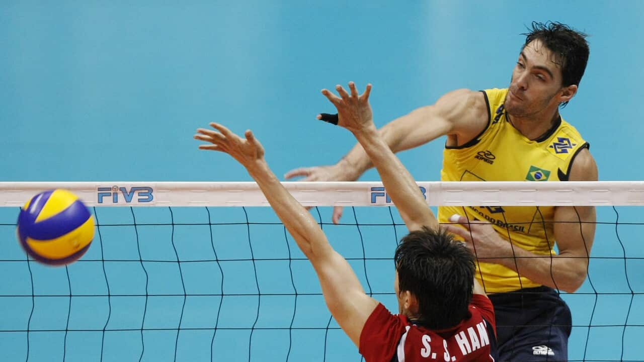 Brazil v South Korea - FIVB World League