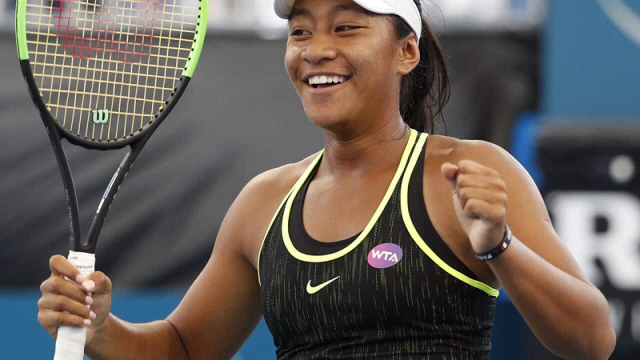 Australia's Destanee Aiava celebrates