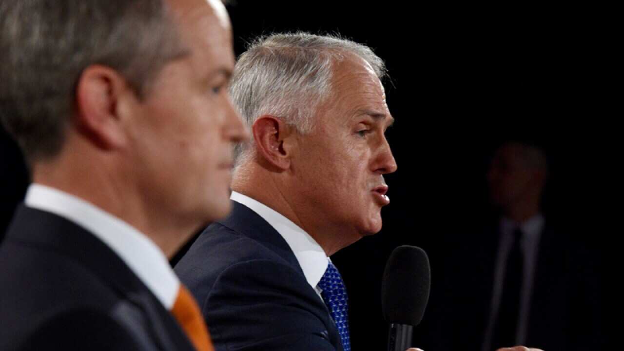 Leader of the Opposition Bill Shorten and PM Malcolm Turnbull