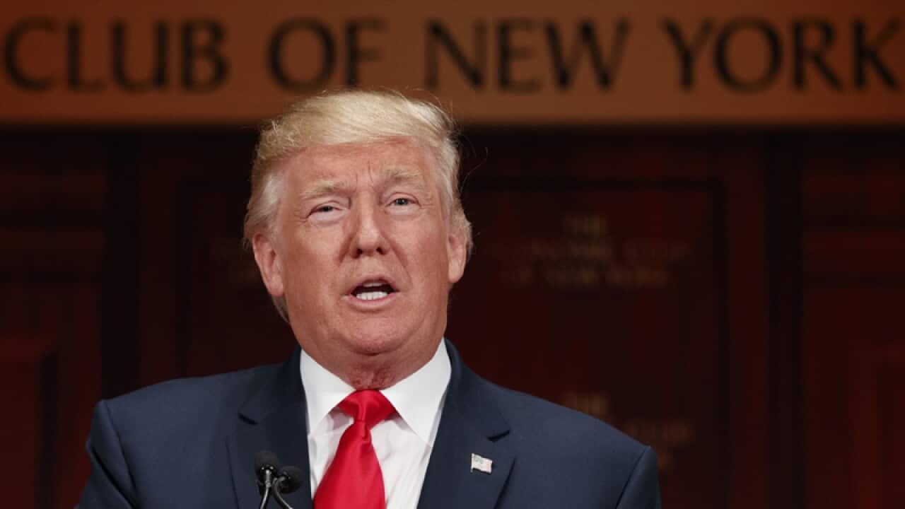 Republican presidential candidate Donald Trump