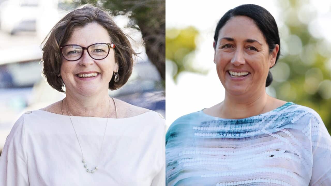 Ged Kearney and Alex Bhathal.