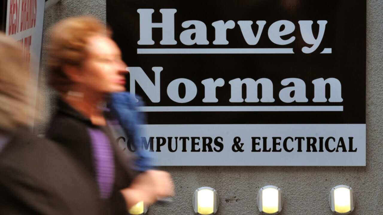 A Harvey Norman store in Sydney