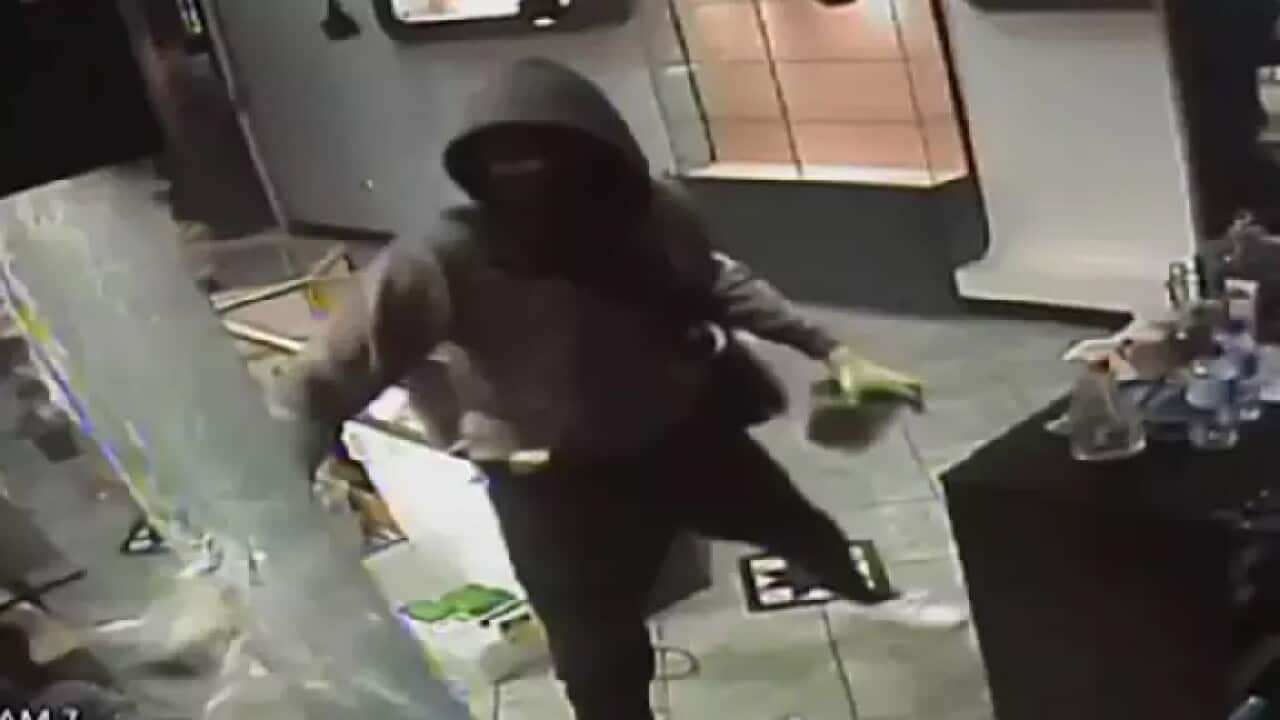Robbery underway