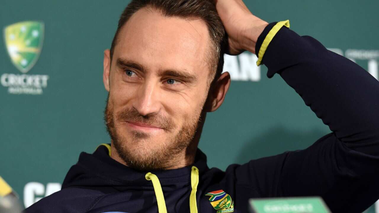 South African cricket captain Faf du Plessis