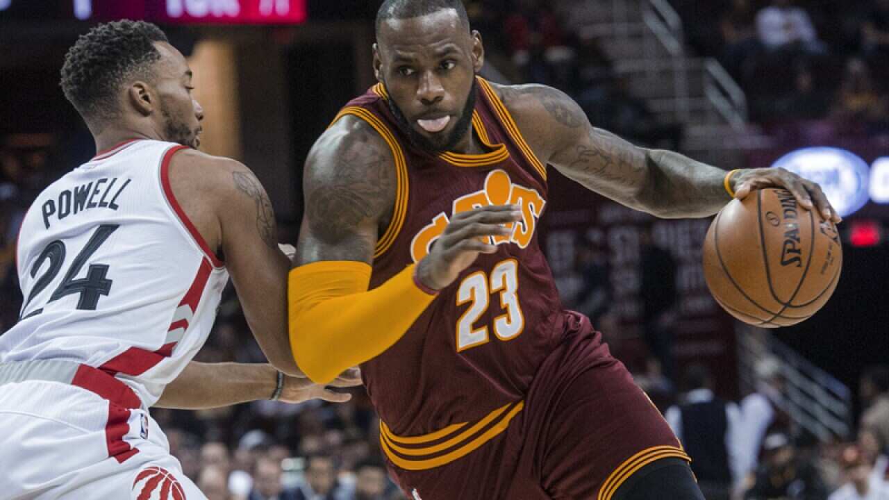 Cleveland star LeBron James