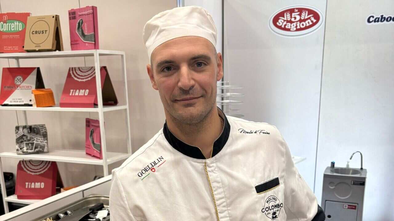 Emanuele Malara durante Foodservice Australia 2025