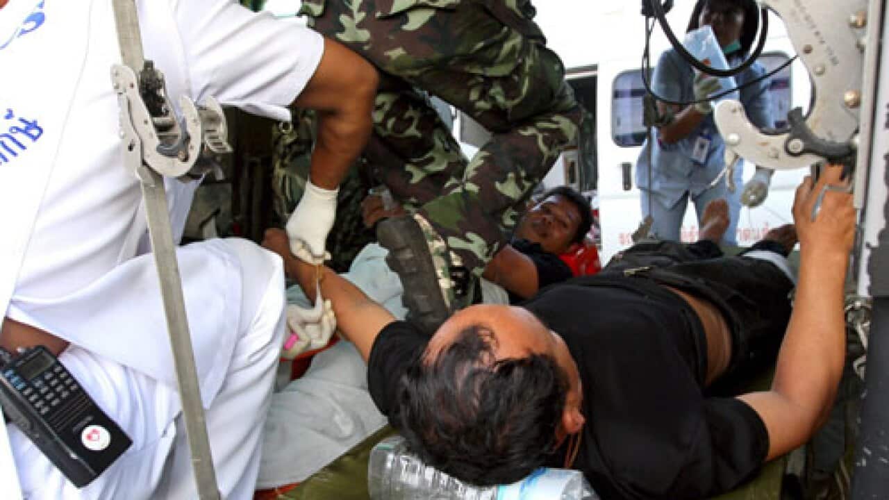 Thai Cambodia clash (AAP)