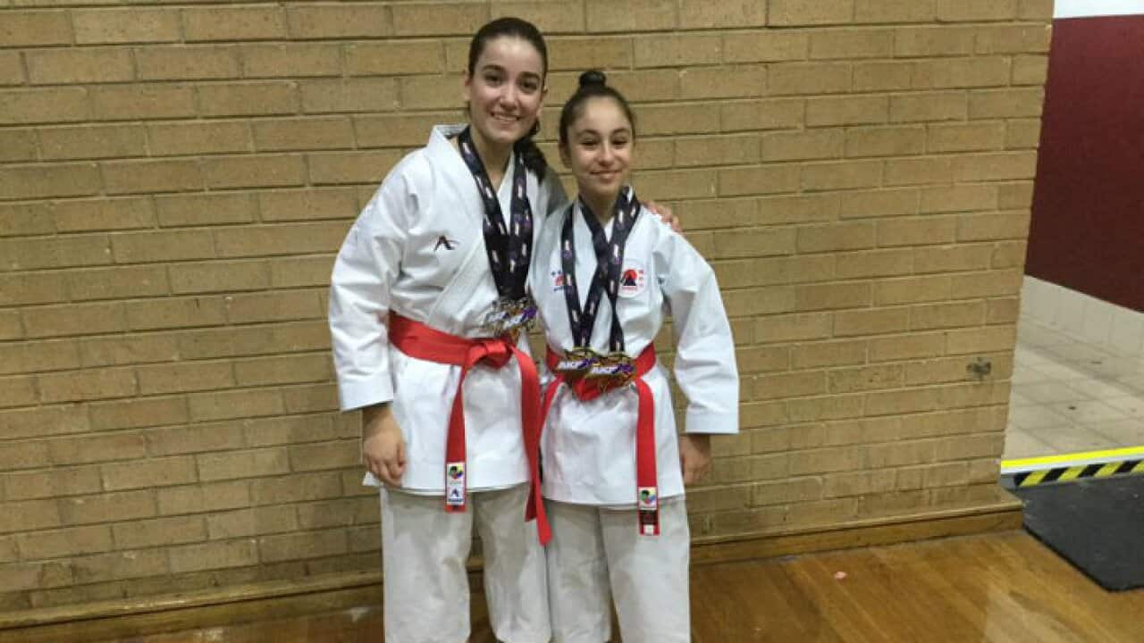 Makayala Tasevska and Stephanie Dimovska