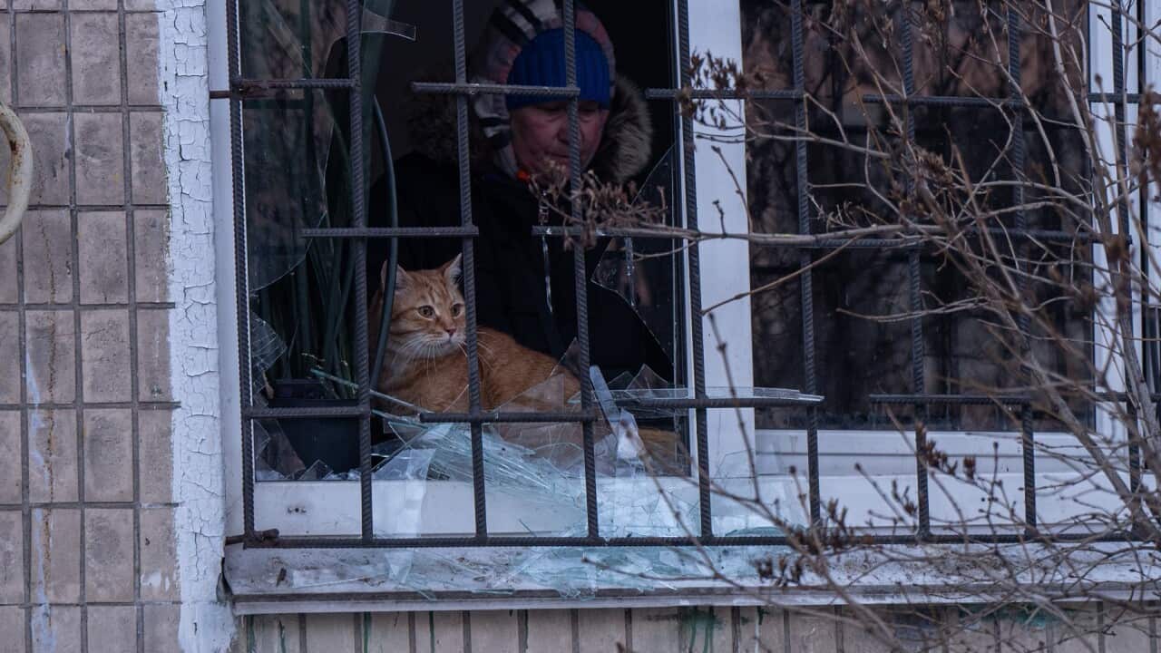 Russian drone and missile attack on Kyiv