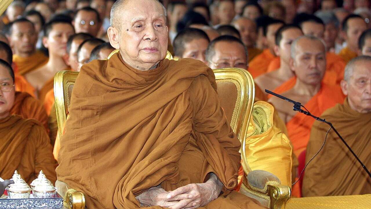 Thai Supreme Patriarch Somdet Phra Nyanasamvara Somdet Phra Sangharaja