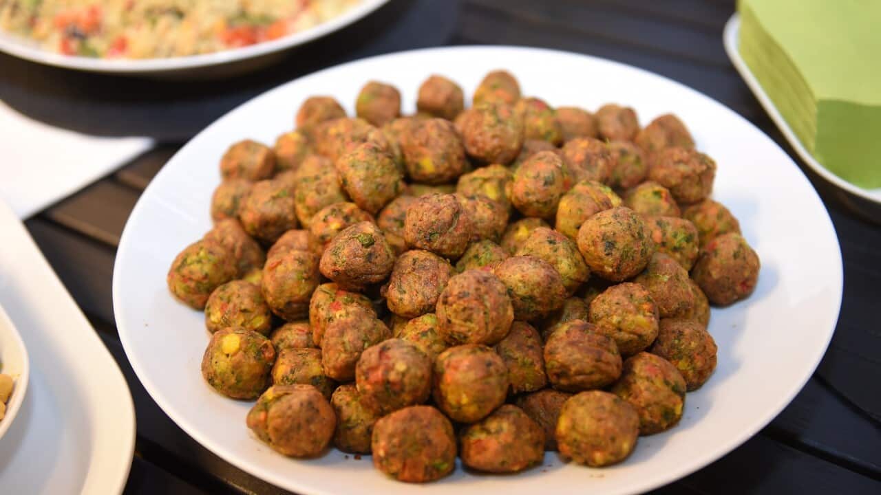 Vegetarian meatballs, launched by IKEA in 2015
