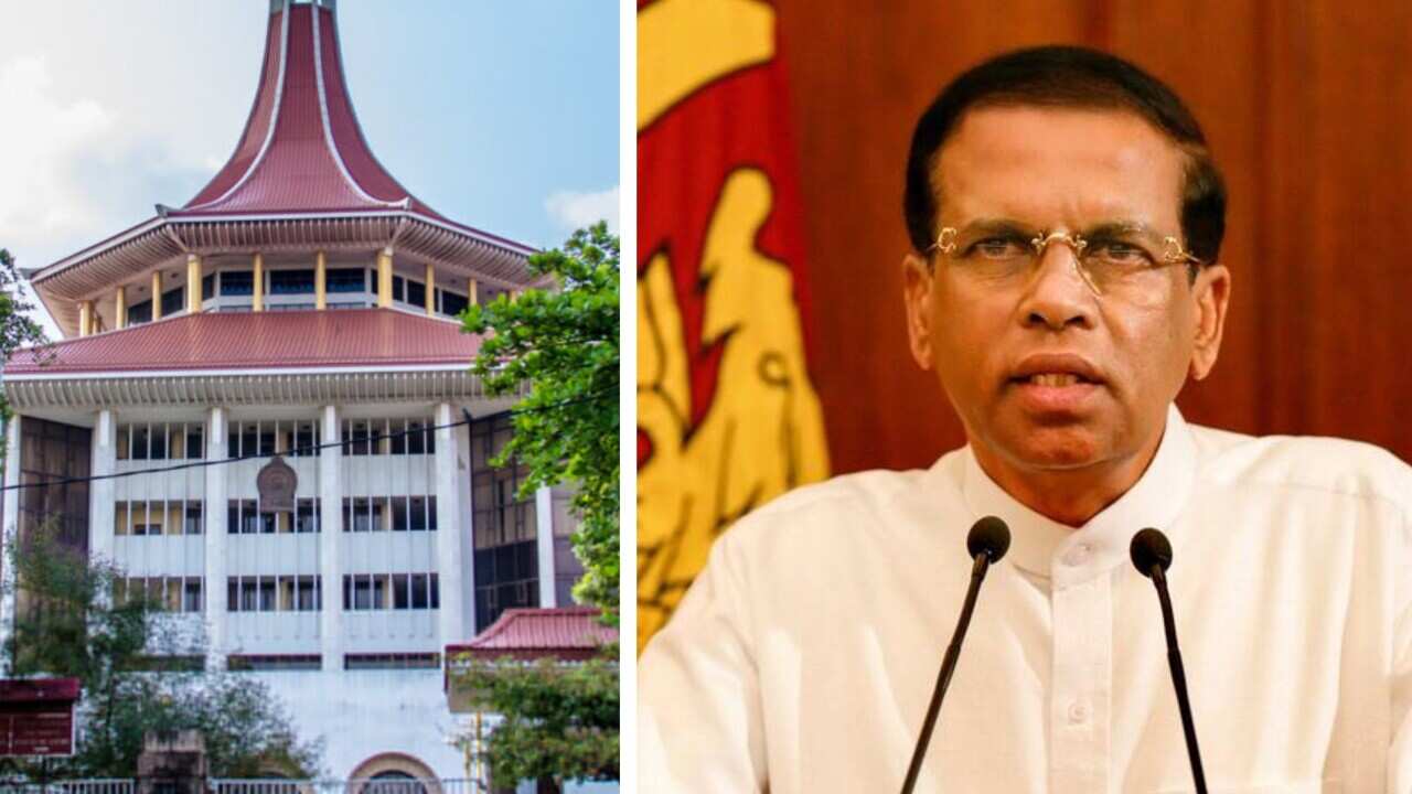 Supreme court of Sri Lanka_ former president_ Maithripala Sirisena_ Sri Lankan news wrap