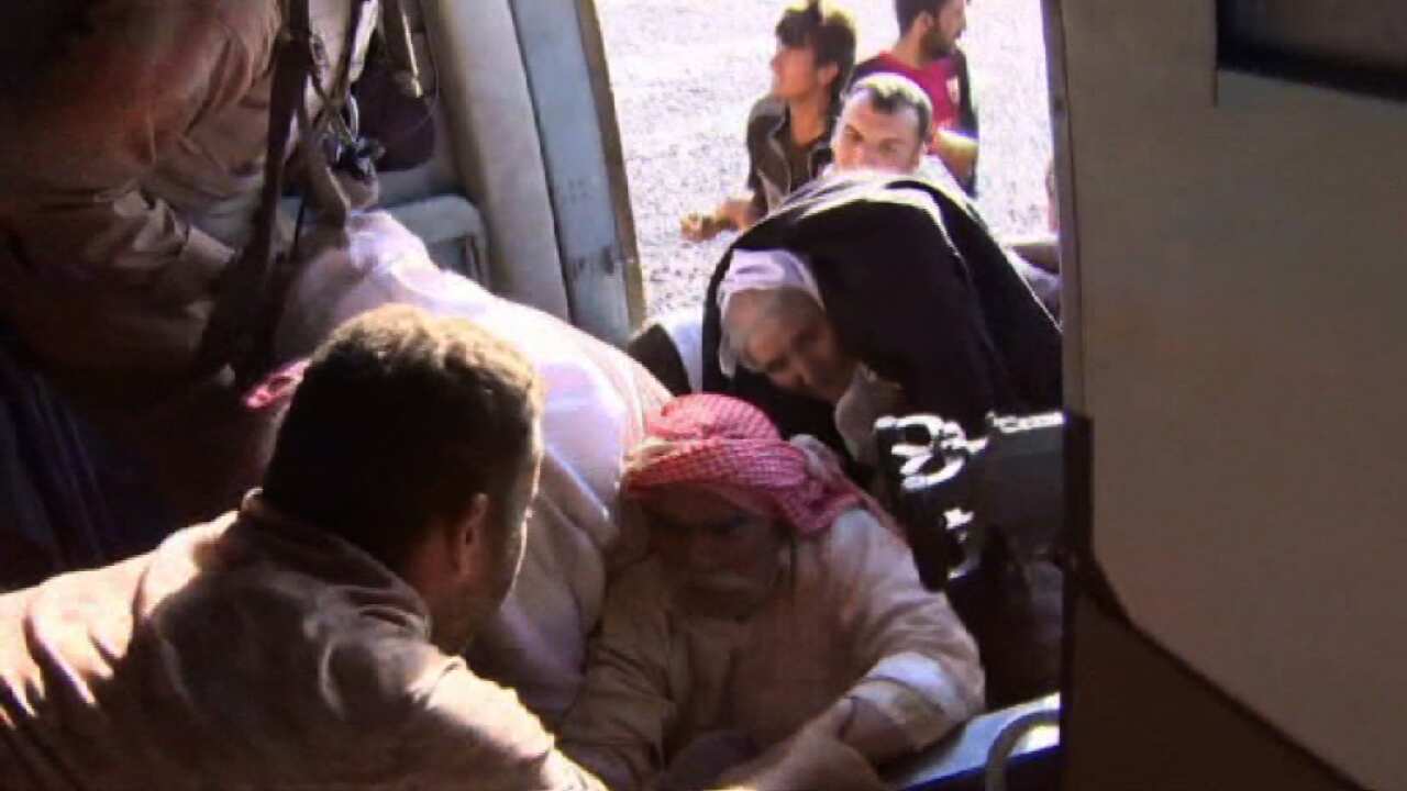 Yazidi rescue from Mount Sinjar